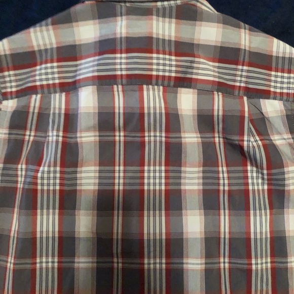 💛 GEORGE CLASSIC FIT PLAID CHECKERED BUTTON DOWN SHIRT 2 PAIR - Picture 9 of 10
